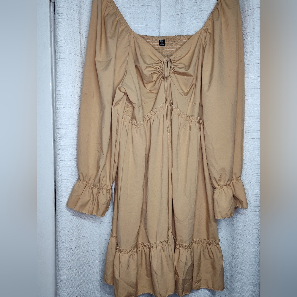 Tan Cottage Dress